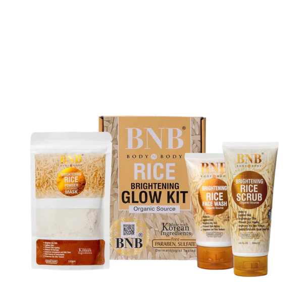 BNB Rice Whitening & Glowing Facial Kit
